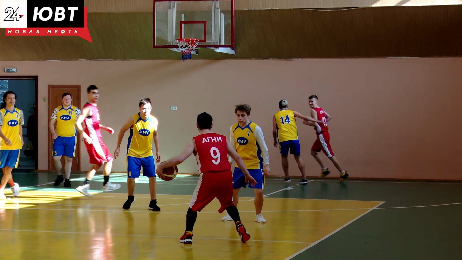 Баскетболисты Альметьевского нефтяного института стали лучшими на студенческих соревнованиях