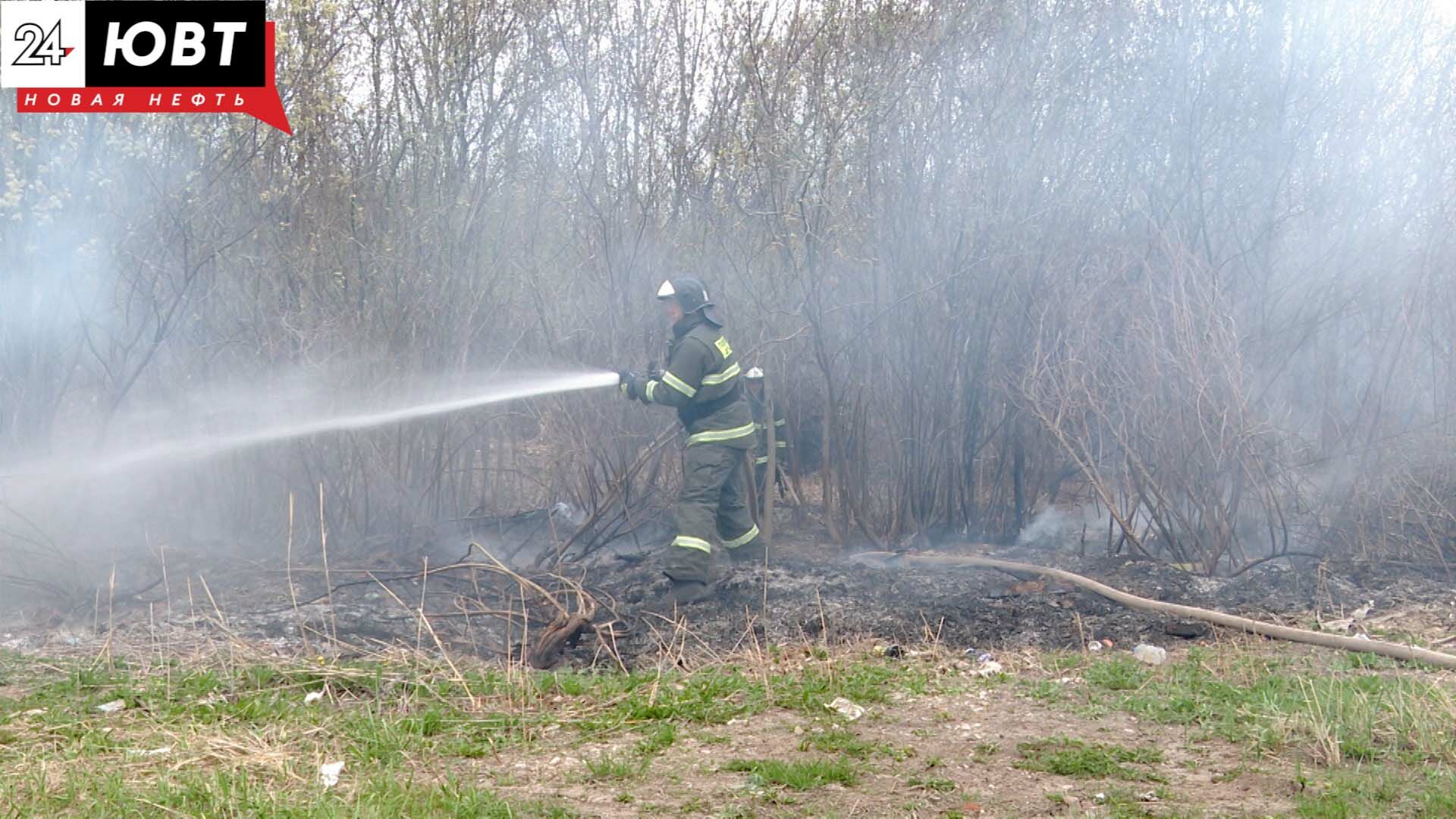 Съемочная группа «ЮВТ-24» стала очевидцем пожара в Альметьевске