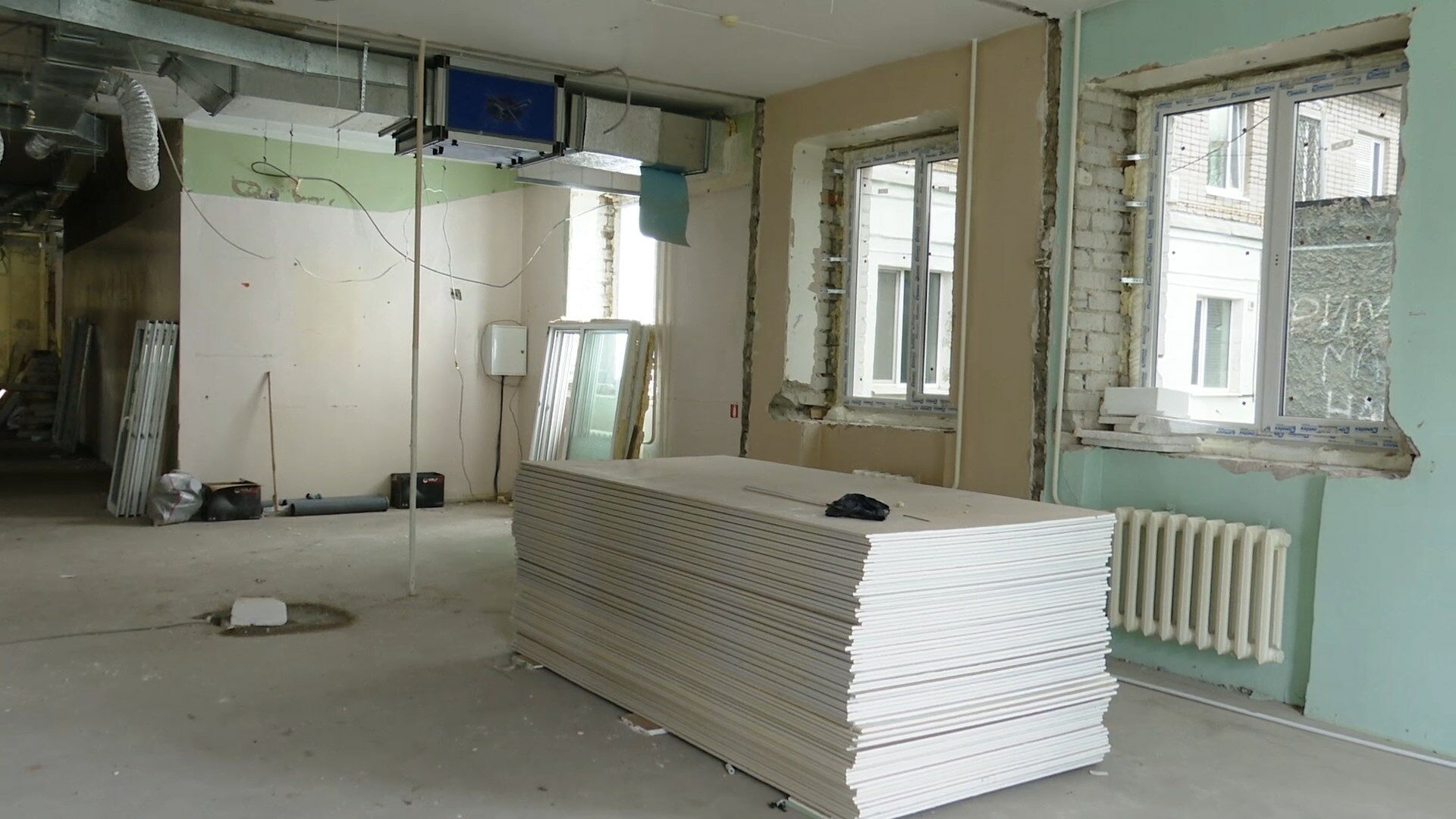 В Заинской больнице начался ремонт здания женской консультации