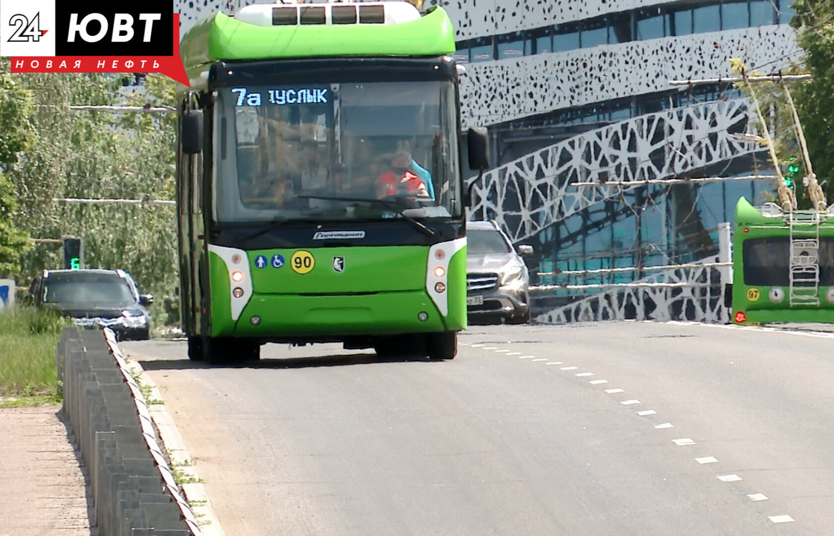 Во время перекрытия дорог общественный транспорт в Альметьевске будет ездить по другому маршруту