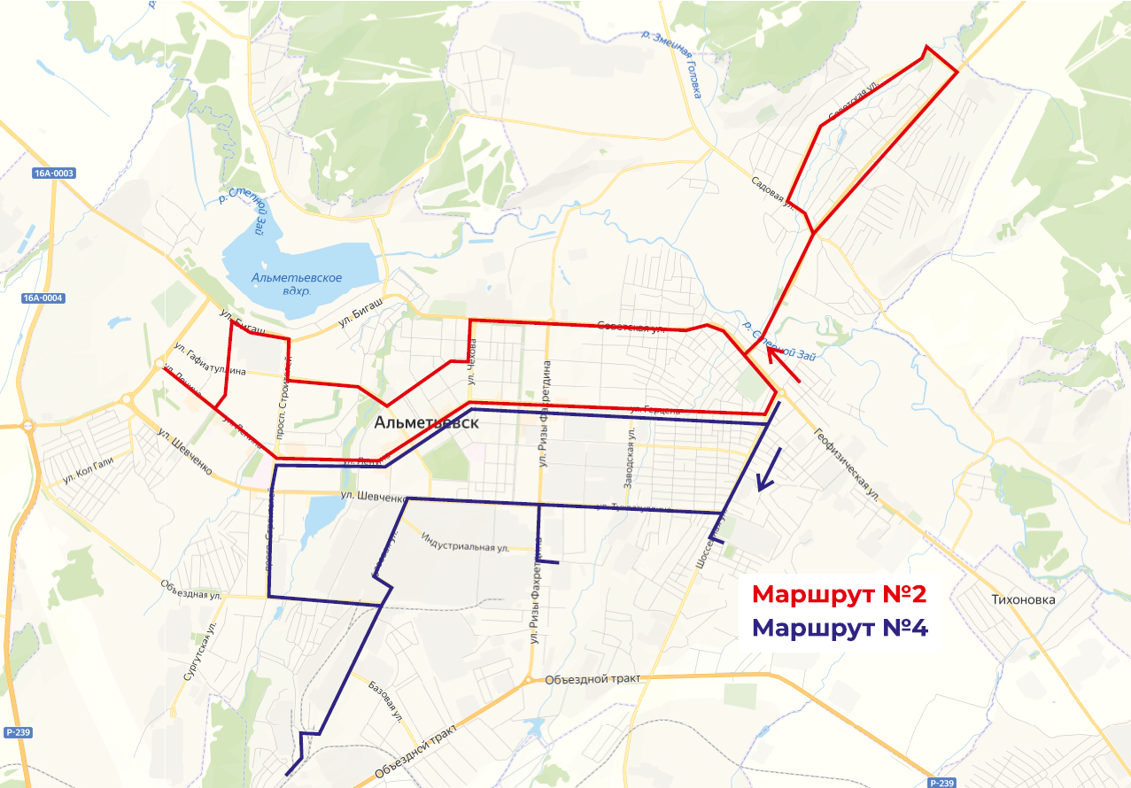 В Альметьевске благодаря новым «Газелям» появились автобусные маршруты №2 и №4
