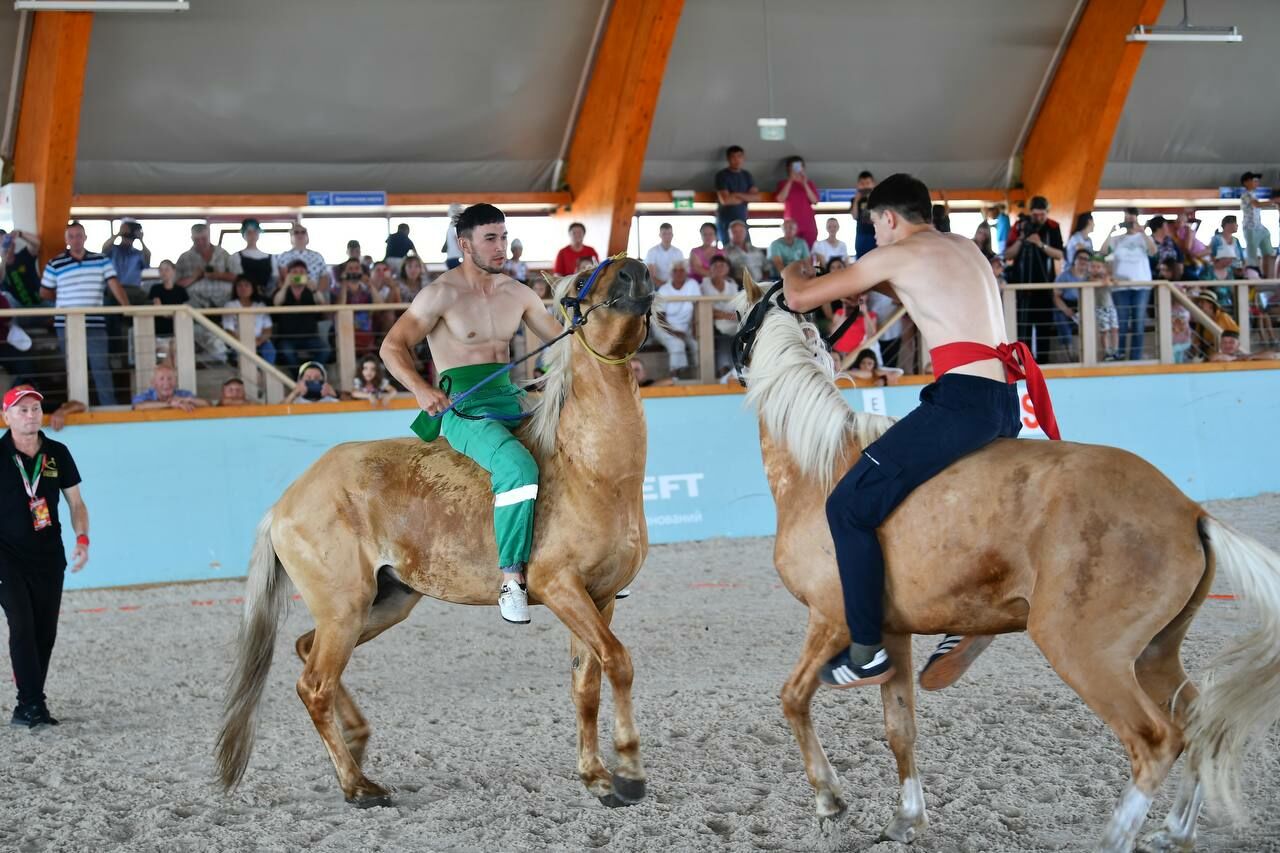 Впервые в конноспортивной школе «Актюба» прошел чемпионат Татарстана по корэш на лошадях