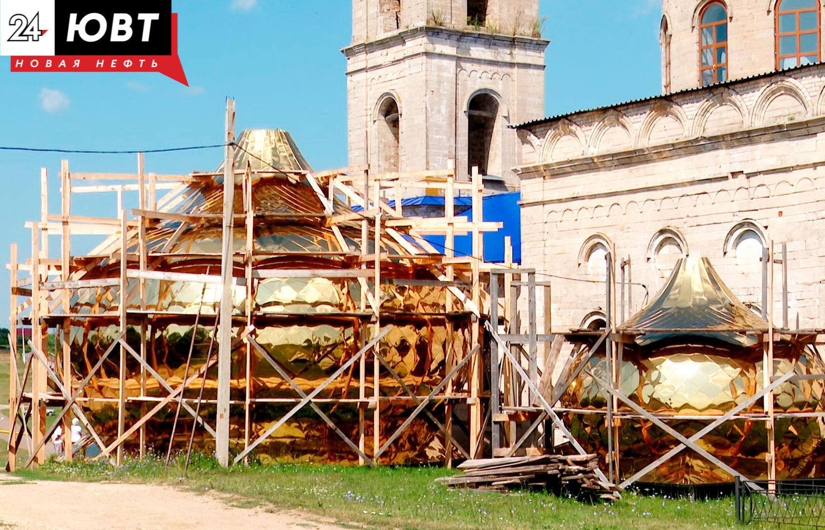 В Альметьевском районе идет реконструкция храма Покрова Пресвятой Богородицы
