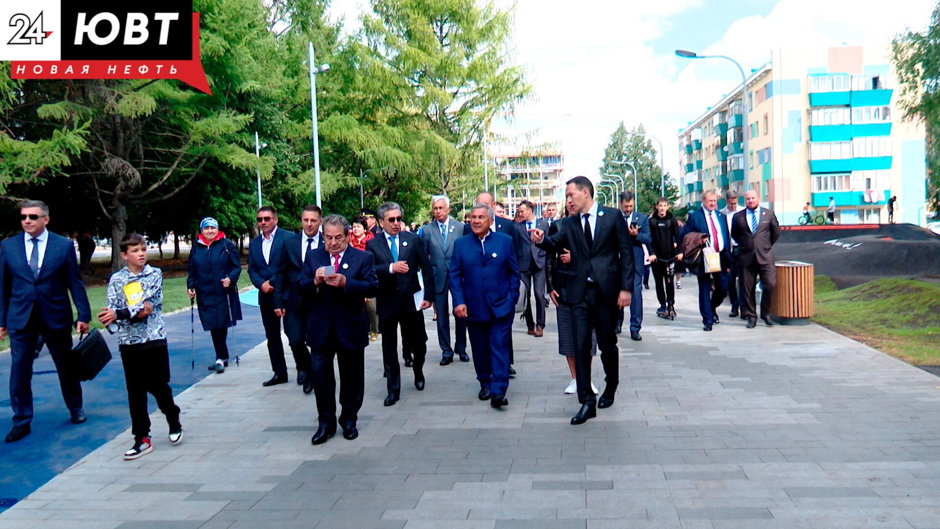 Президент Татарстана побывал на новых объектах Альметьевска
