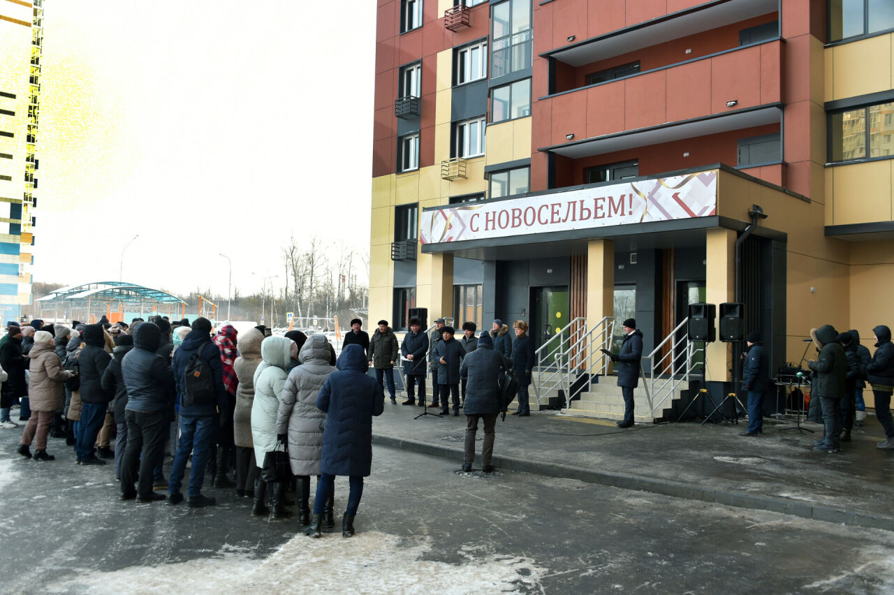 В Казани прошло заселение соципотечного жилого дома