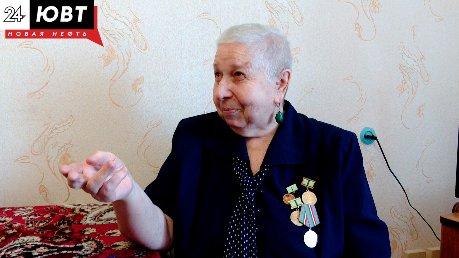 В Альметьевске поздравили жительницу блокадного Ленинграда