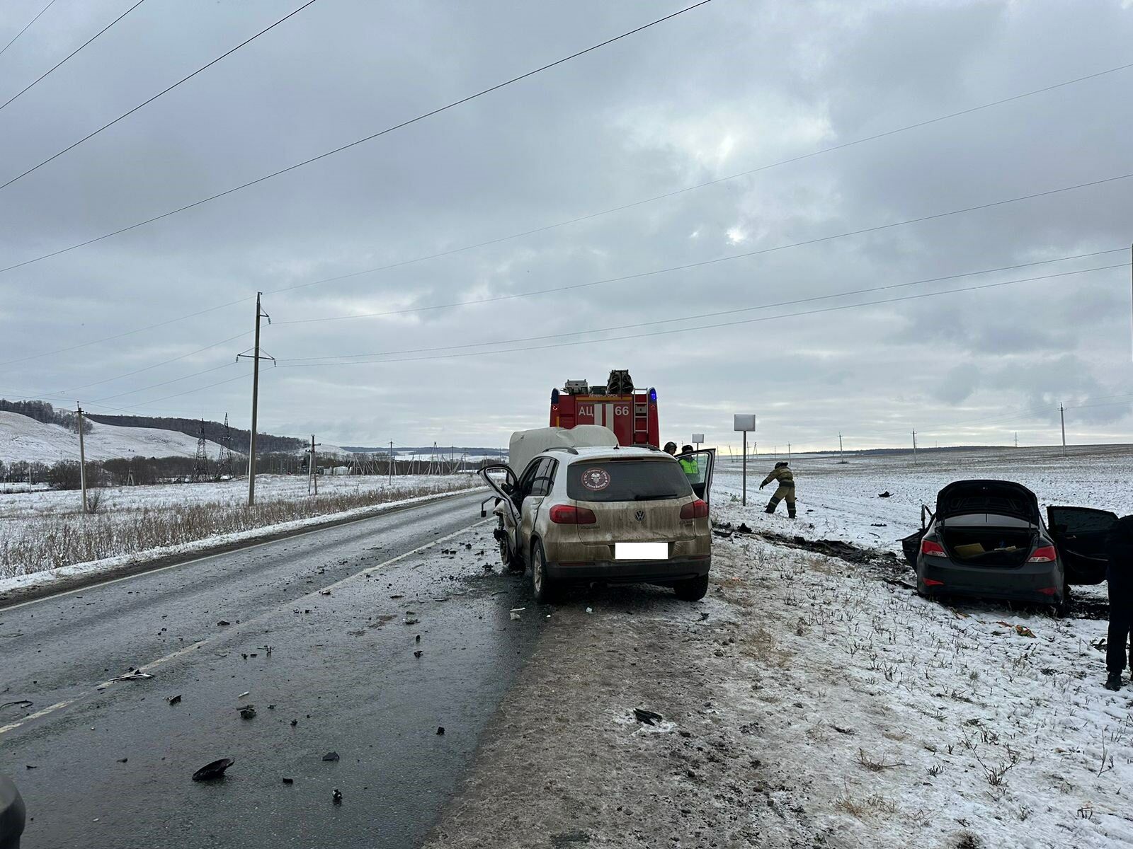 В Лениногорском районе произошло ДТП, вызванное опасным маневром