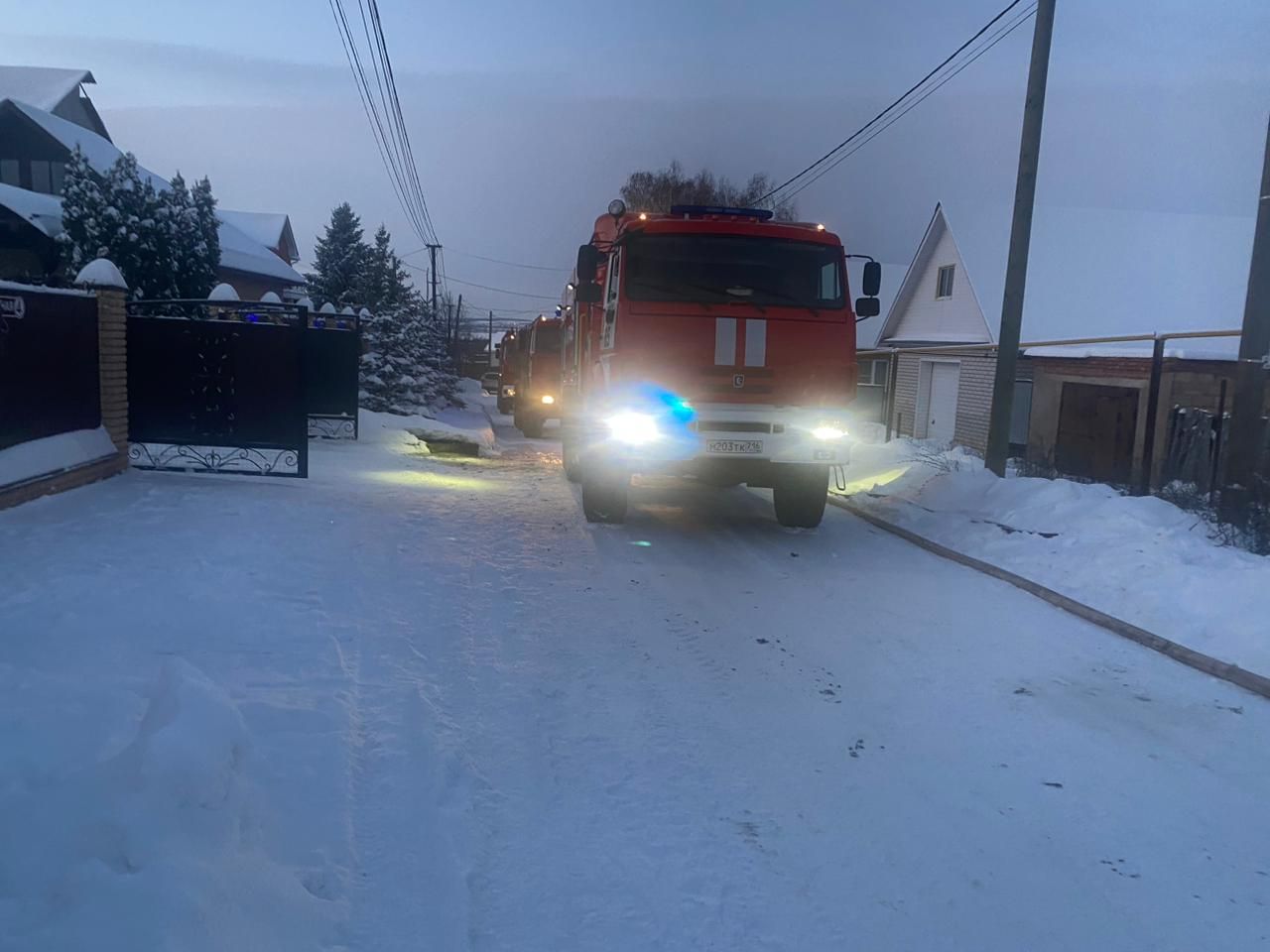 В деревне Нолинка Альметьевского района произошел пожар