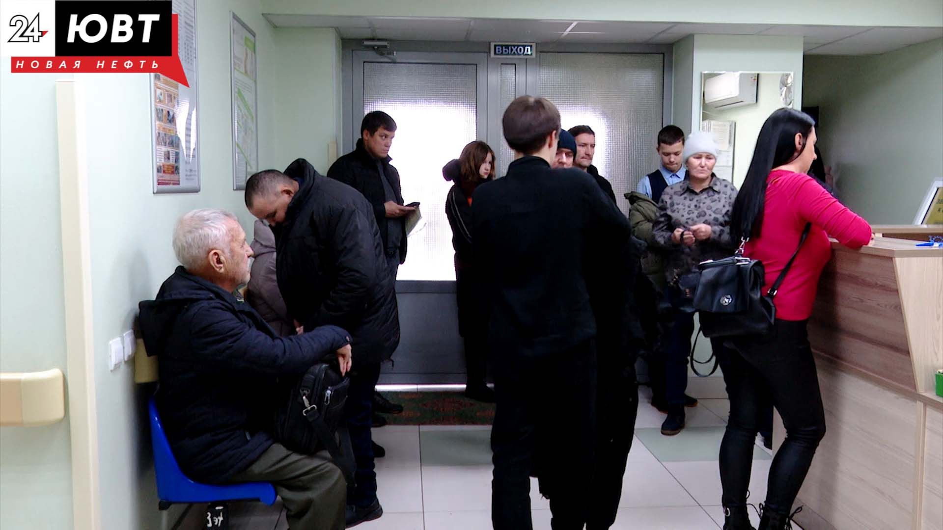 Из-за гололеда в Альметьевске участились обращения в больницу
