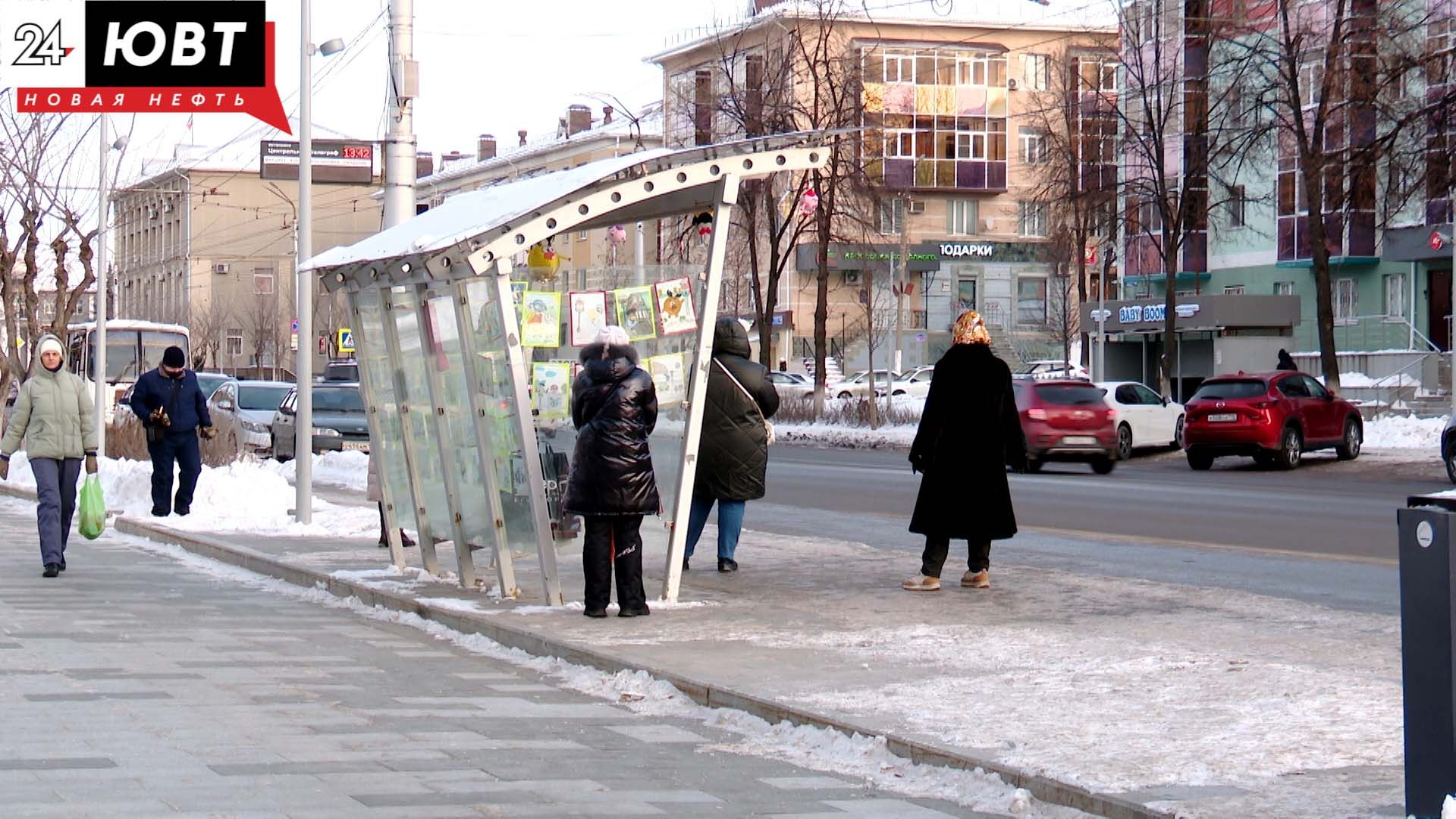 В Альметьевске троллейбусы не выдерживают морозов