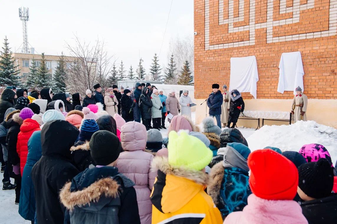 В Калейкине открыли мемориальные доски героям-односельчанам