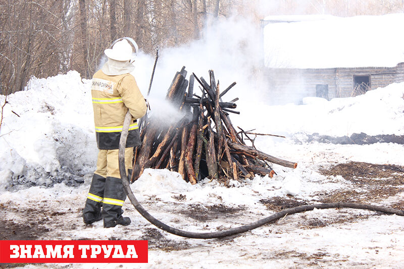 В Альметьевском районе отработали методы тушения лесного пожара в реальных условиях