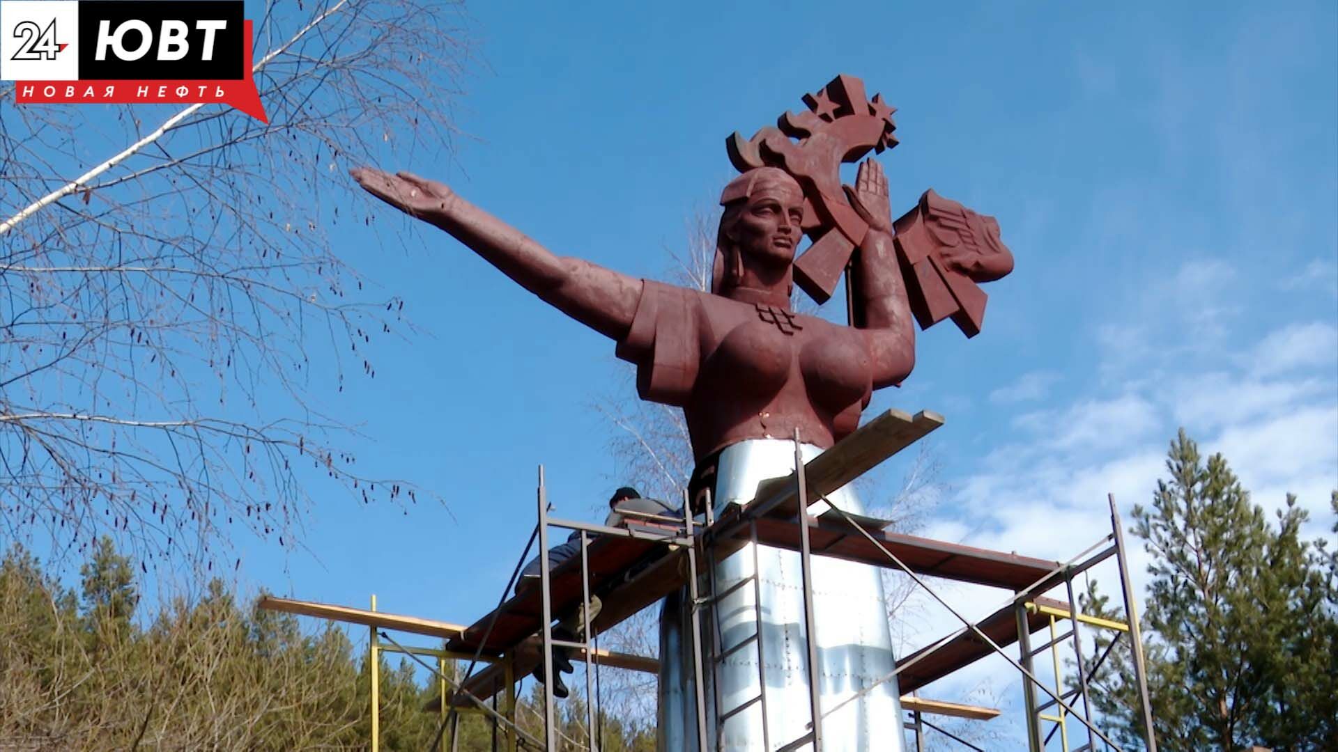 Альметьевские полицейские раскрыли кражу деталей скульптуры «Мать Татария»