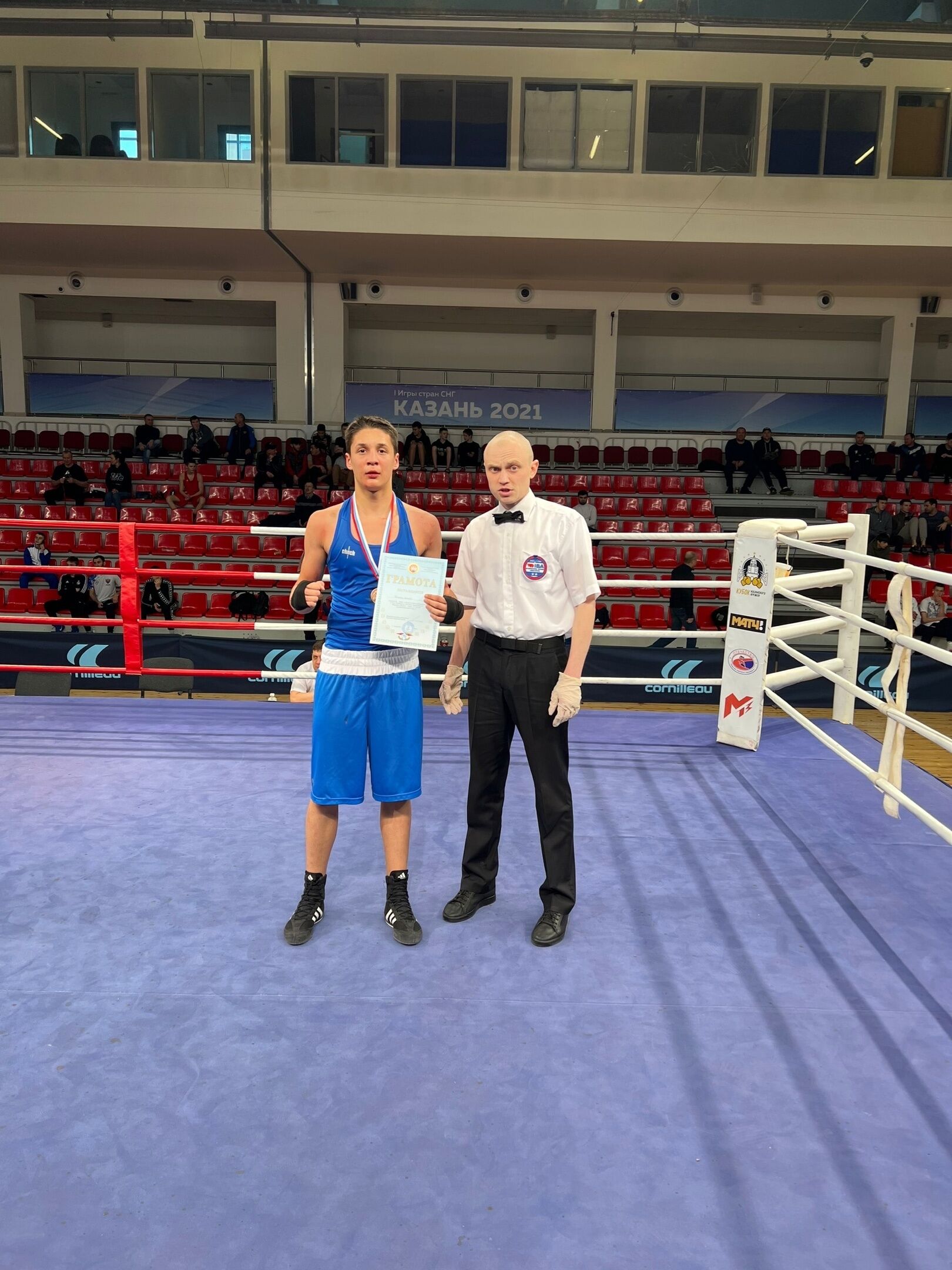 Спортсмен из Альметьевска занял третье место во Всероссийских соревнованиях по боксу