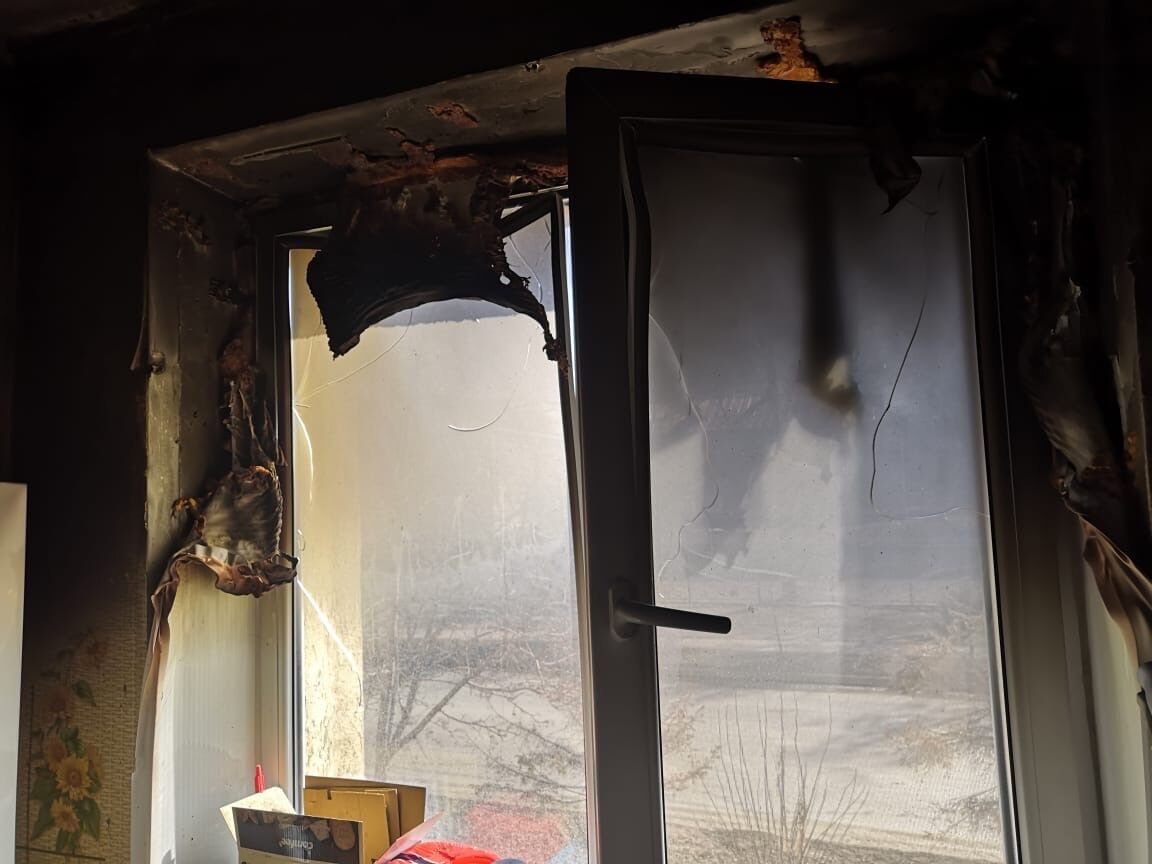 В Альметьевске произошел пожар в квартире