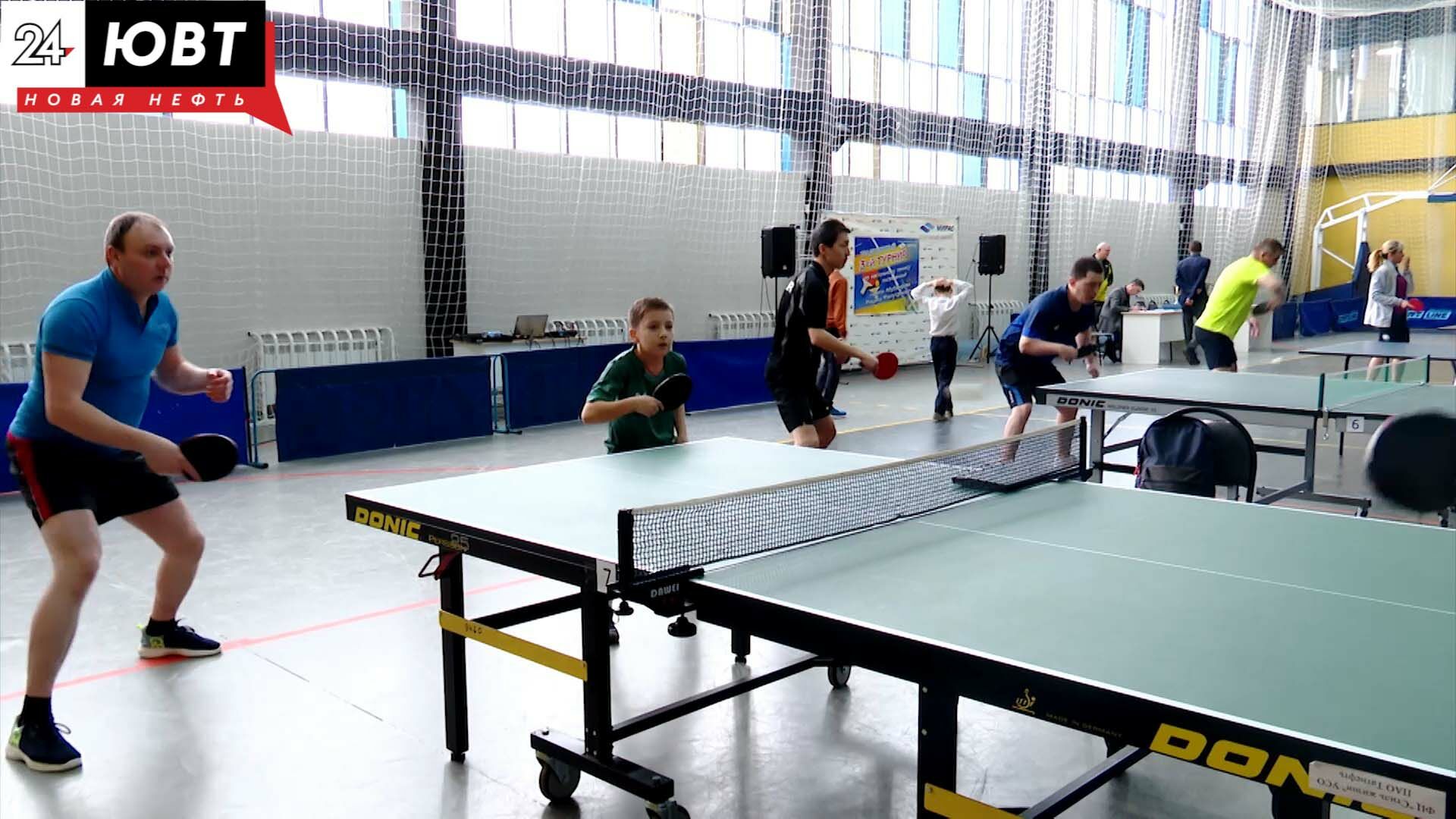 В Альметьевске состоялся турнир по настольному теннису памяти Ришата Абубакирова