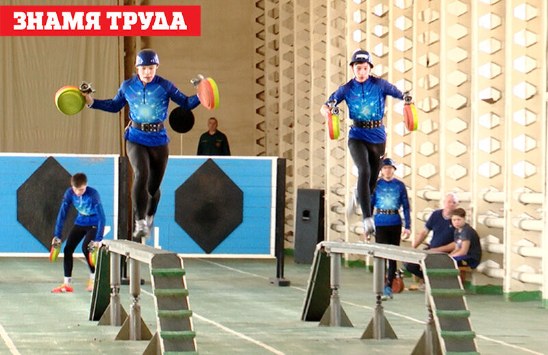 В Альметьевске состоялась соревнования по пожарно-прикладному спорту
