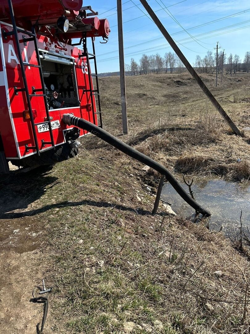 В селе Верхняя Мактама Альметьевского района произошел пожар в доме