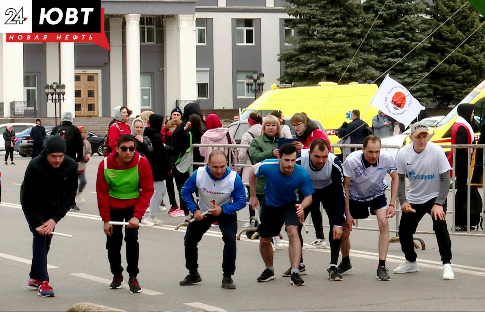 Первомайская легкоатлетическая эстафета состоялась в Альметьевске