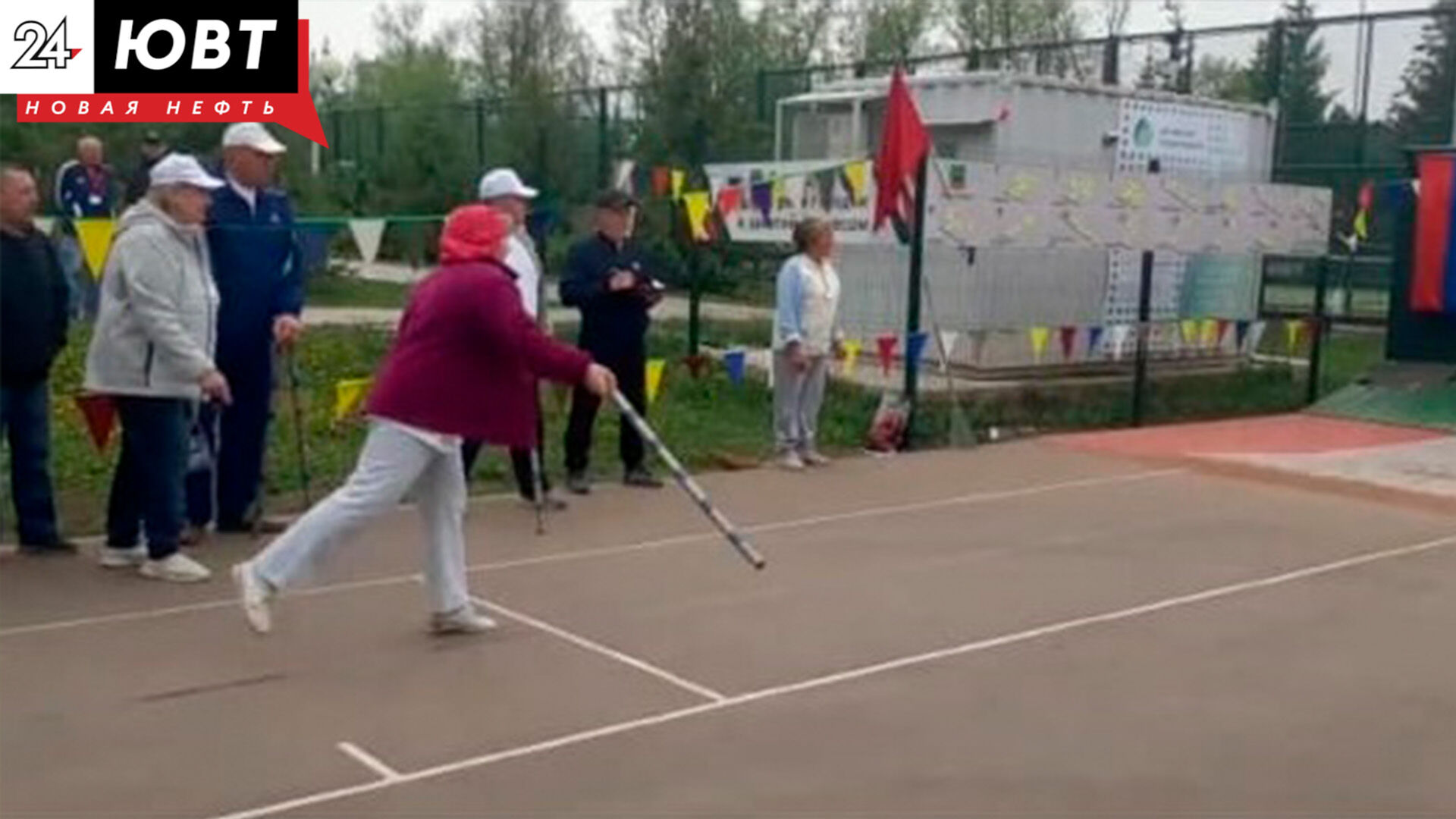 В Альметьевске прошёл турнир по городошному спорту среди ветеранов