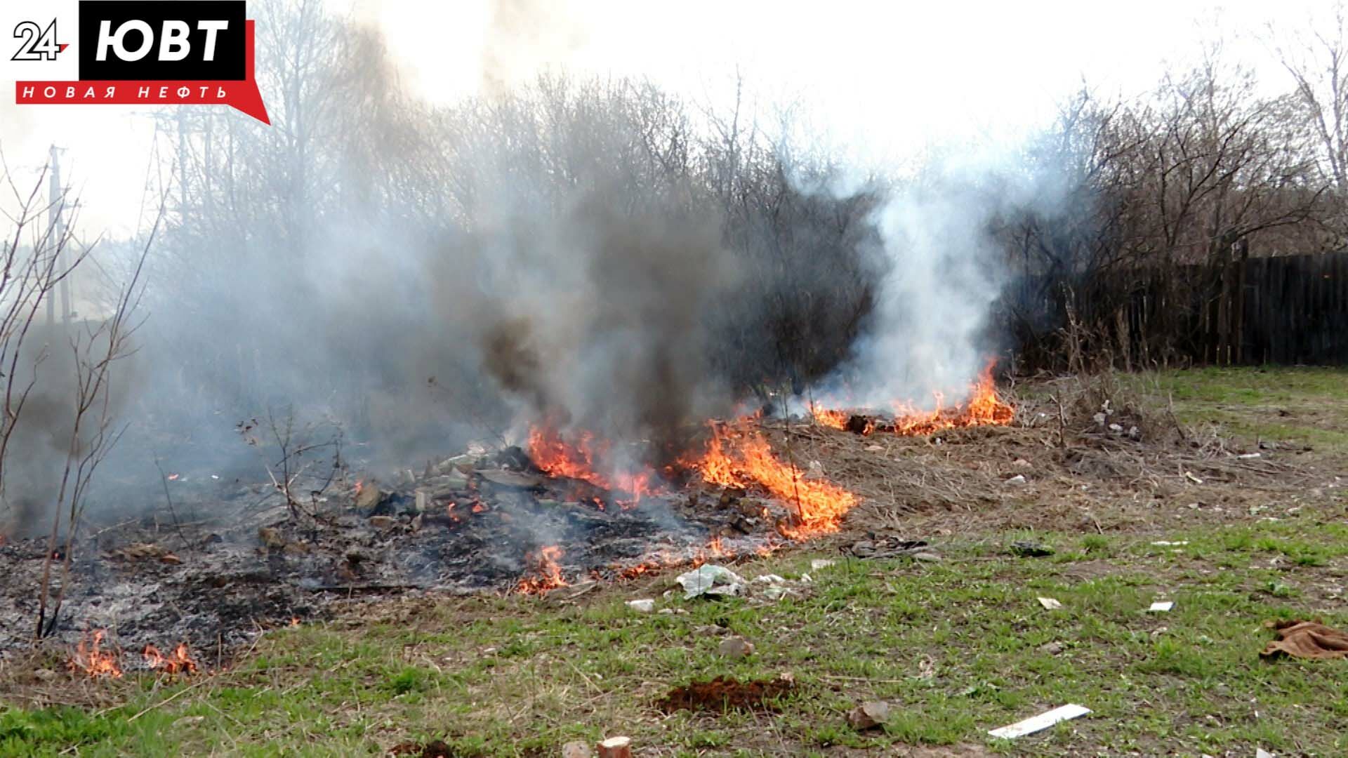 В Татарстане вновь объявили штормовое предупреждение из-за высокой пожарной опасности