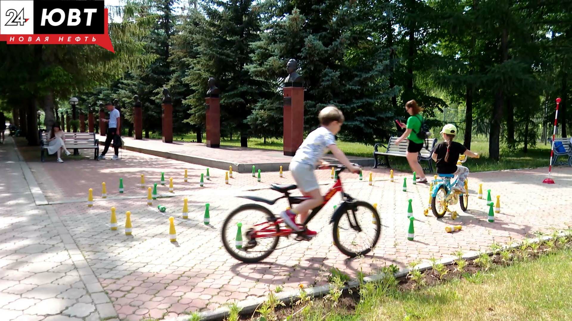 В Альметьевске впервые прошёл семейный конкурс «Мой друг велосипед»