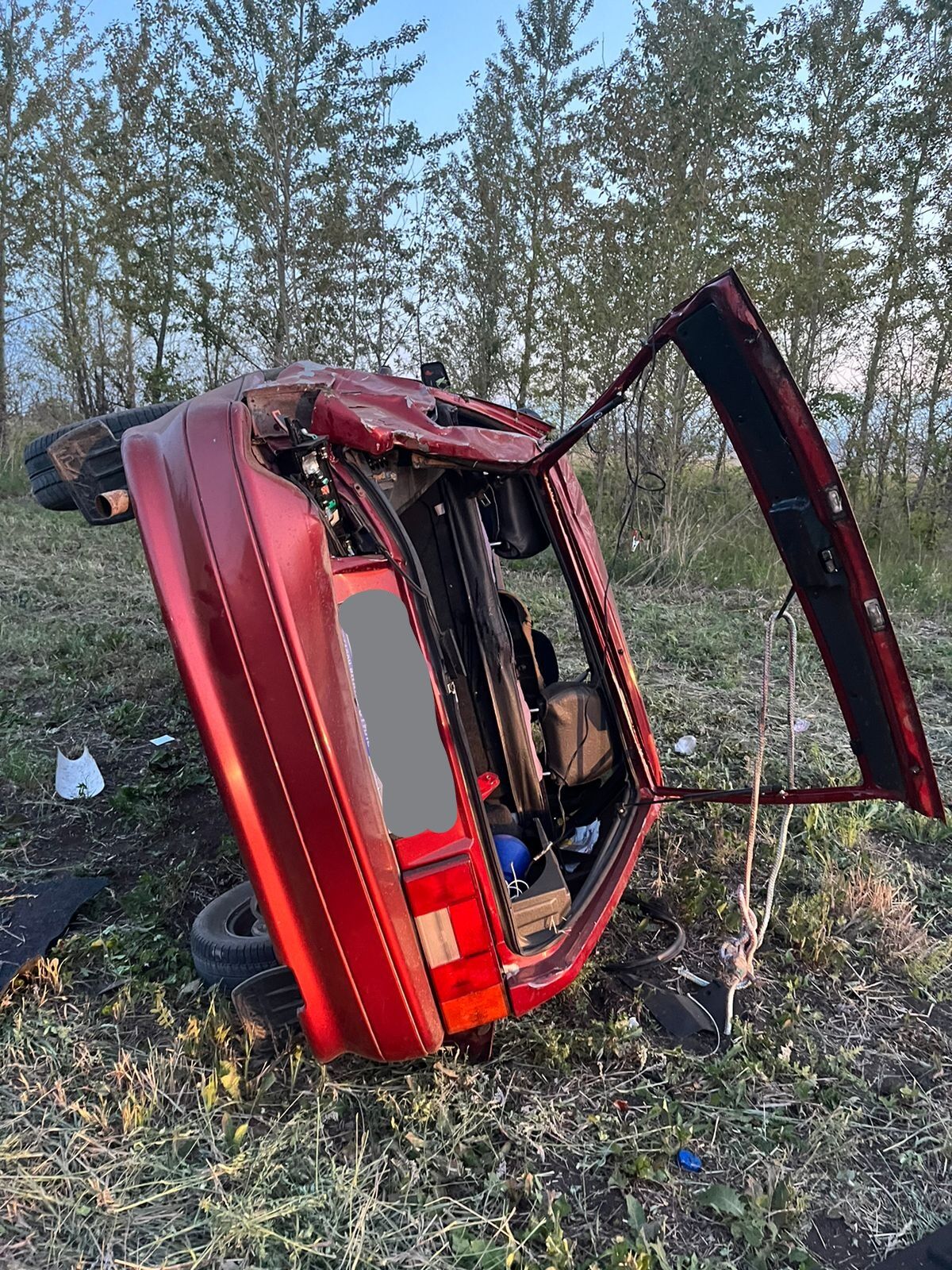 В Альметьевском районе автомобиль опрокинулся в кювет, погиб пассажир