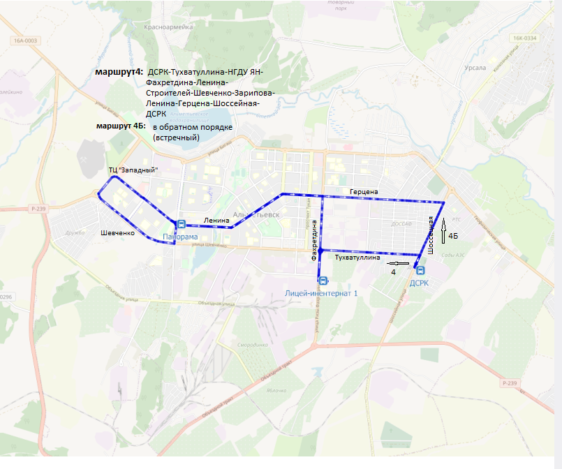 В связи с проведением триатлона в Альметьевске изменятся маршруты автобусов