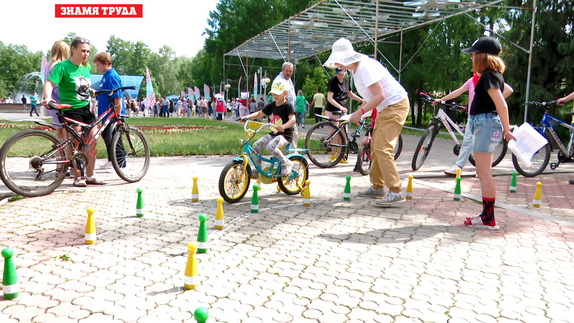 В Альметьевске впервые прошёл конкурс «Мой друг – велосипед»