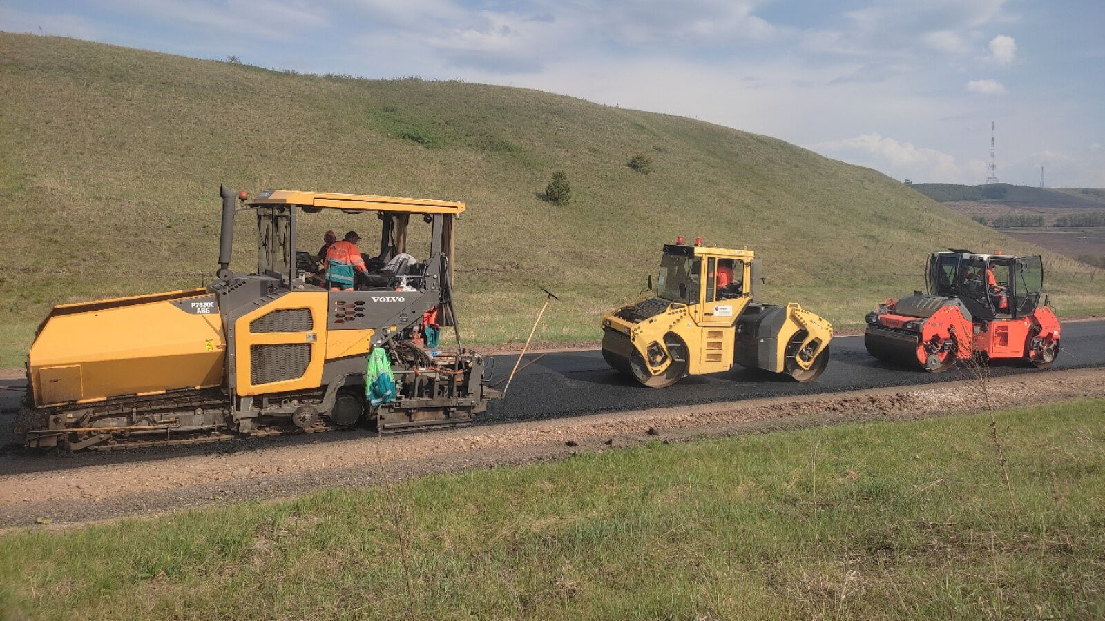 В Альметьевском районе идет ремонт автодороги Кудашево – Кама – Исмагилово