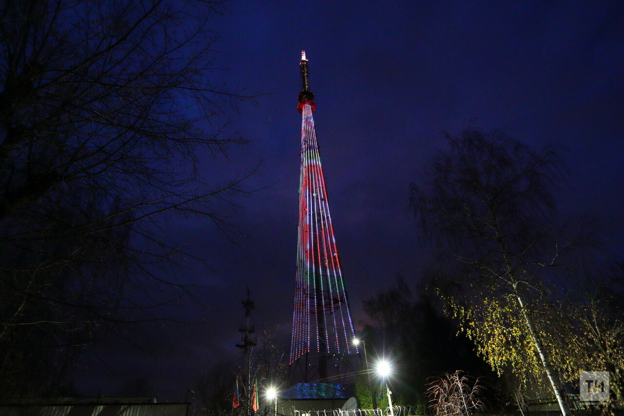 Казанская телебашня включит праздничную подсветку в День семьи, любви и верности