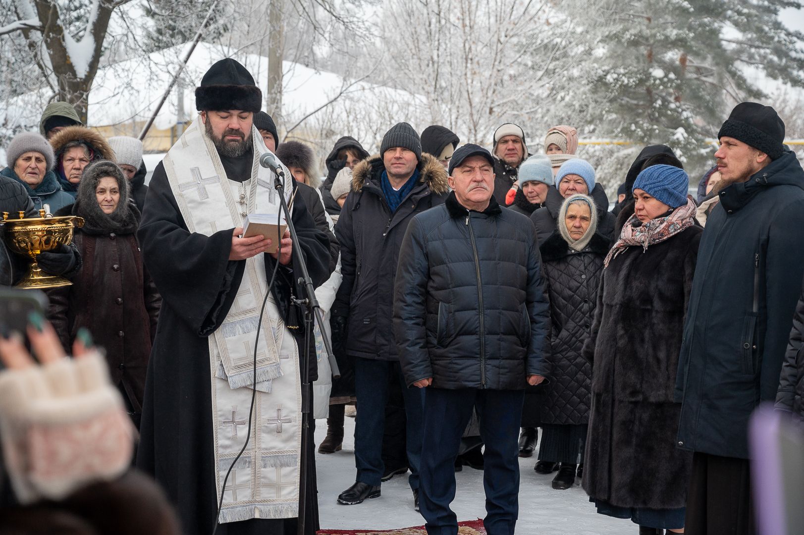 В Лениногорске совершили закладку камня в основание строящегося храма