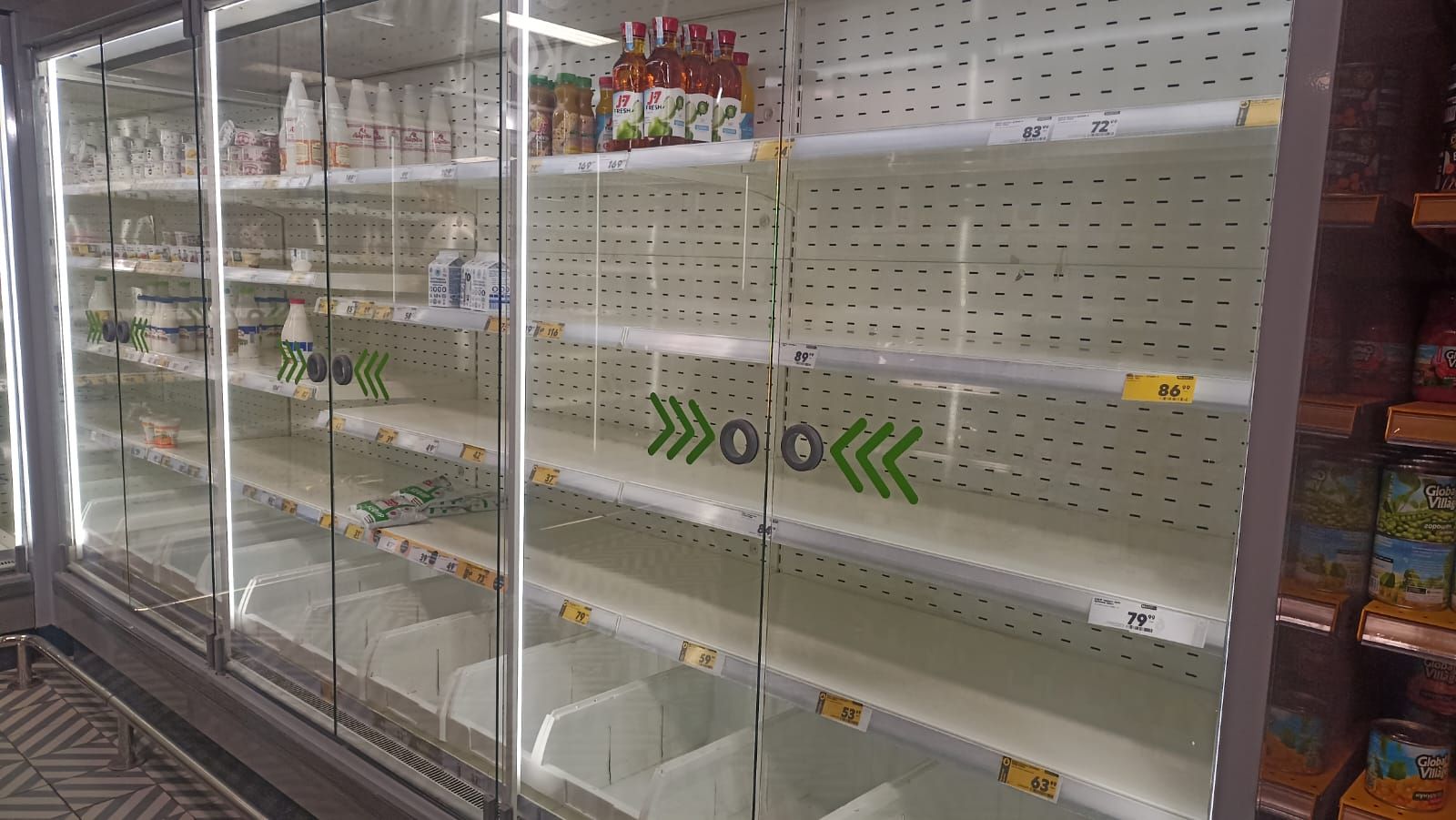 В Татарстане ликвидируют дефицит продуктов, сложившийся из-за снегопада