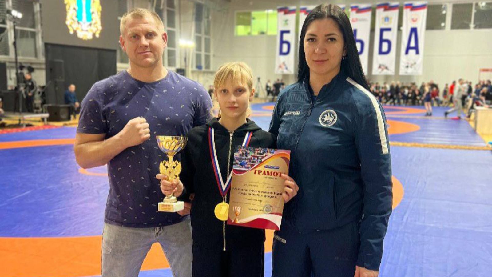 Спортсменка из Альметьевска победила в Первенстве ПФО по вольной борьбе