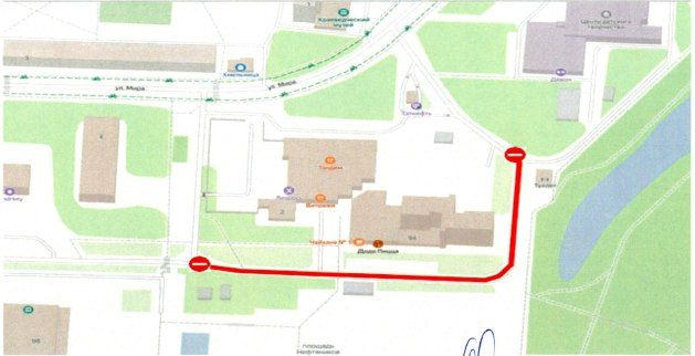 На новогодние праздники в Альметьевске перекроют движение некоторых улиц