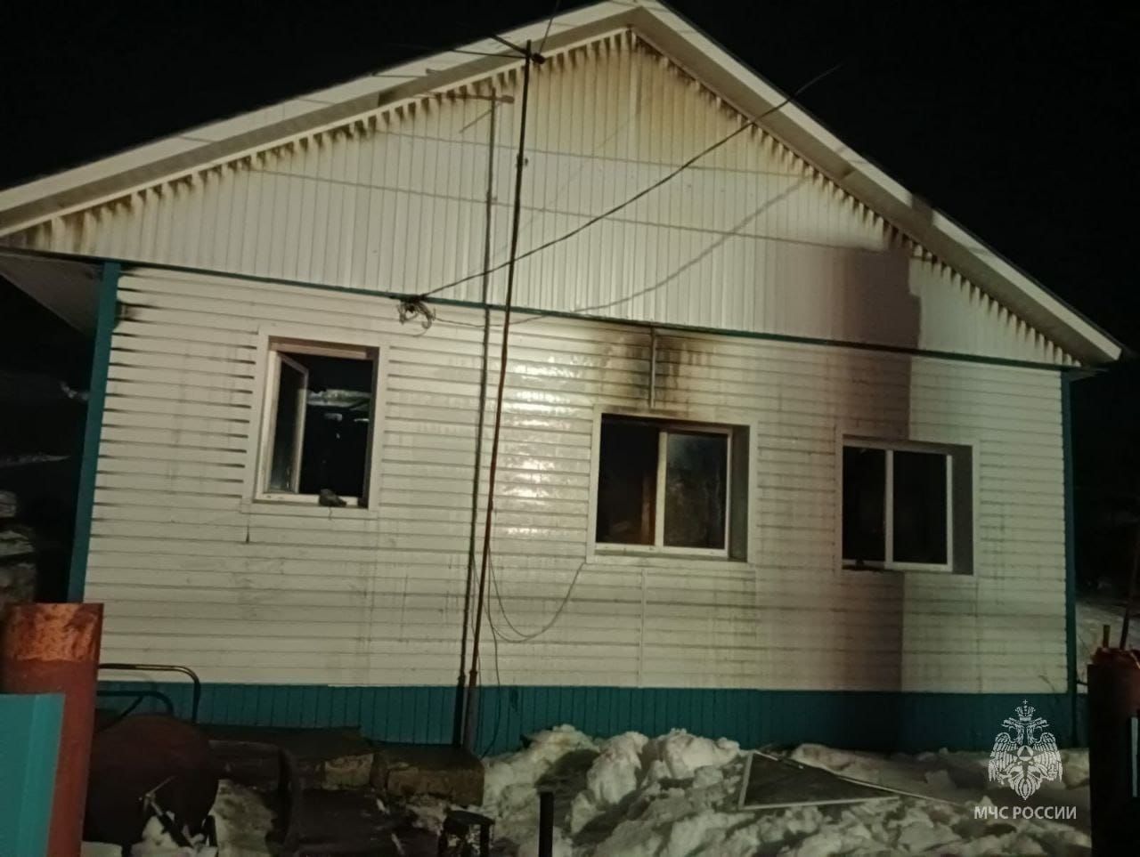 Двое пенсионеров погибли при пожаре в Лениногорске