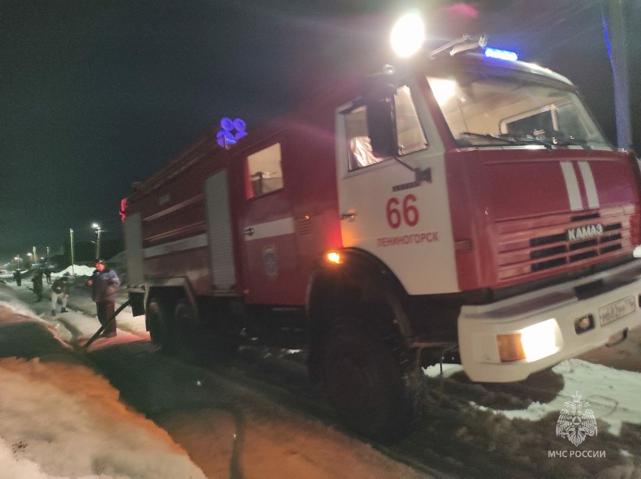 Предварительной причиной пожара в Лениногорском районе назвали неосторожность при курении
