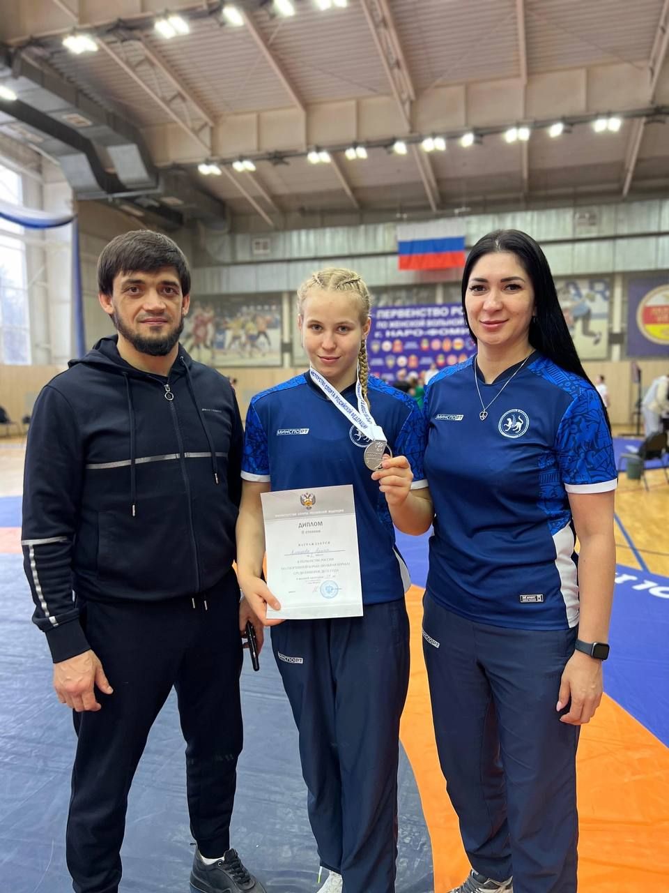 Спортсменка из Альметьевска завоевала серебро на Первенстве России по вольной борьбе