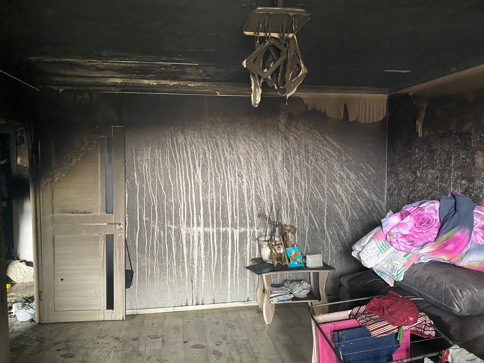 В квартире девятиэтажного дома в Альметьевске произошел пожар