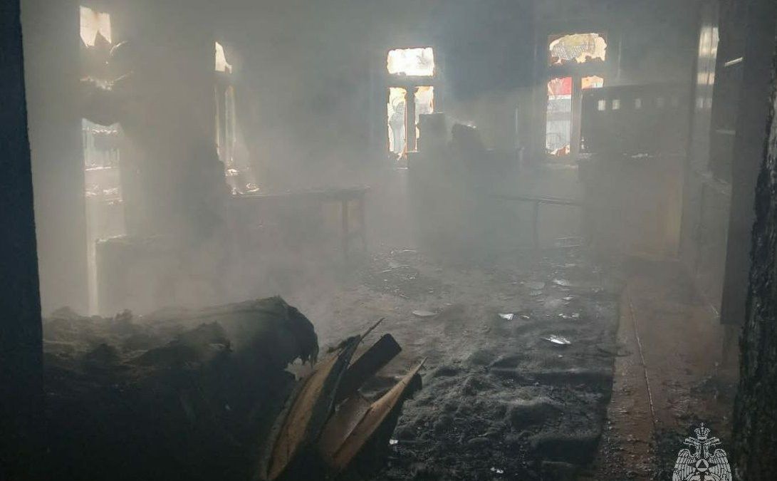 В Бугульме мужчина сгорел в доме из-за сигареты