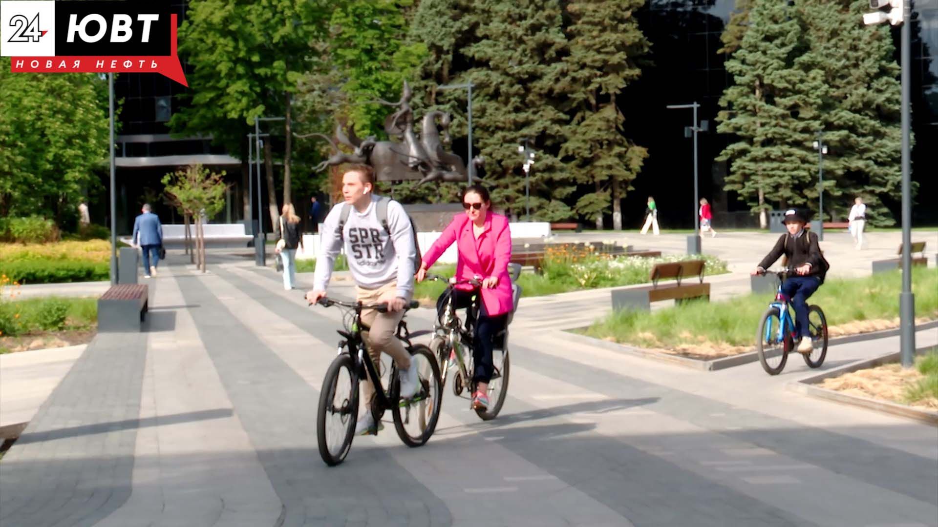 Альметьевцев призывают отказаться от авто в пользу велосипедов