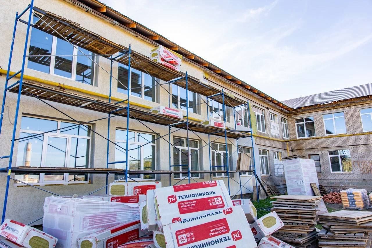 Большая часть ремонта в Новокашировской школе выполнена