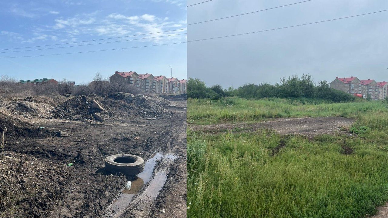 Несанкционированную свалку ликвидировали в Азнакаево