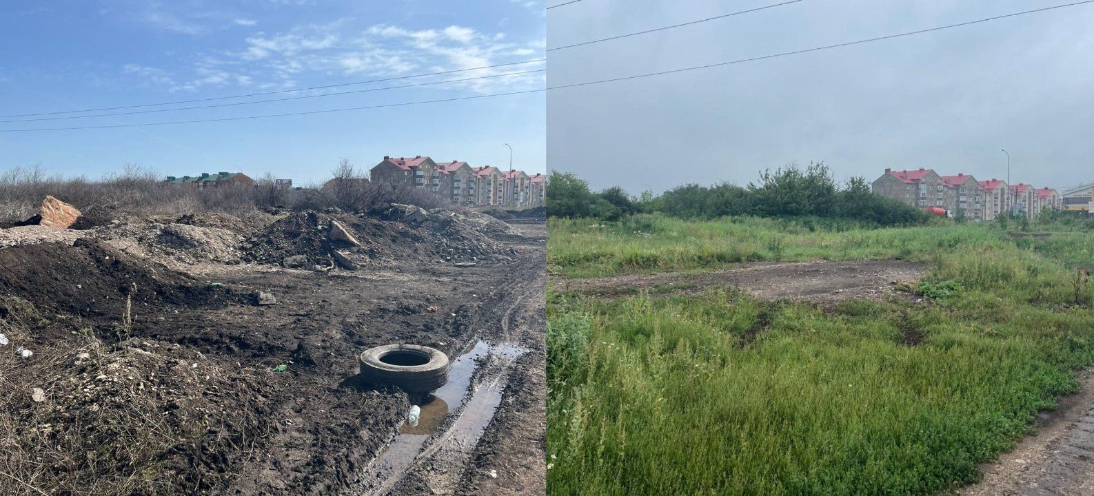 Несанкционированную свалку ликвидировали в Азнакаево