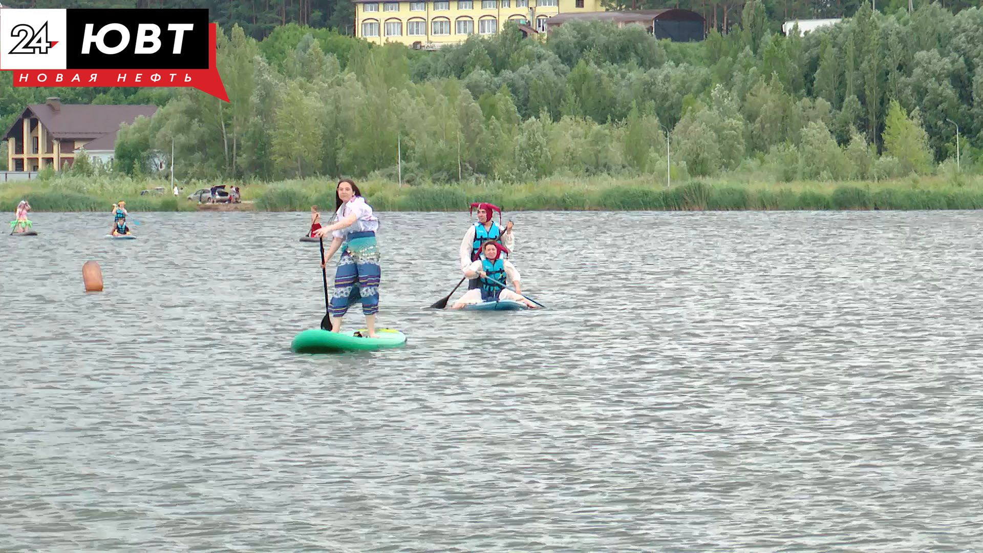 Первые муниципальные соревнования по сапсёрфингу прошли в Альметьевске