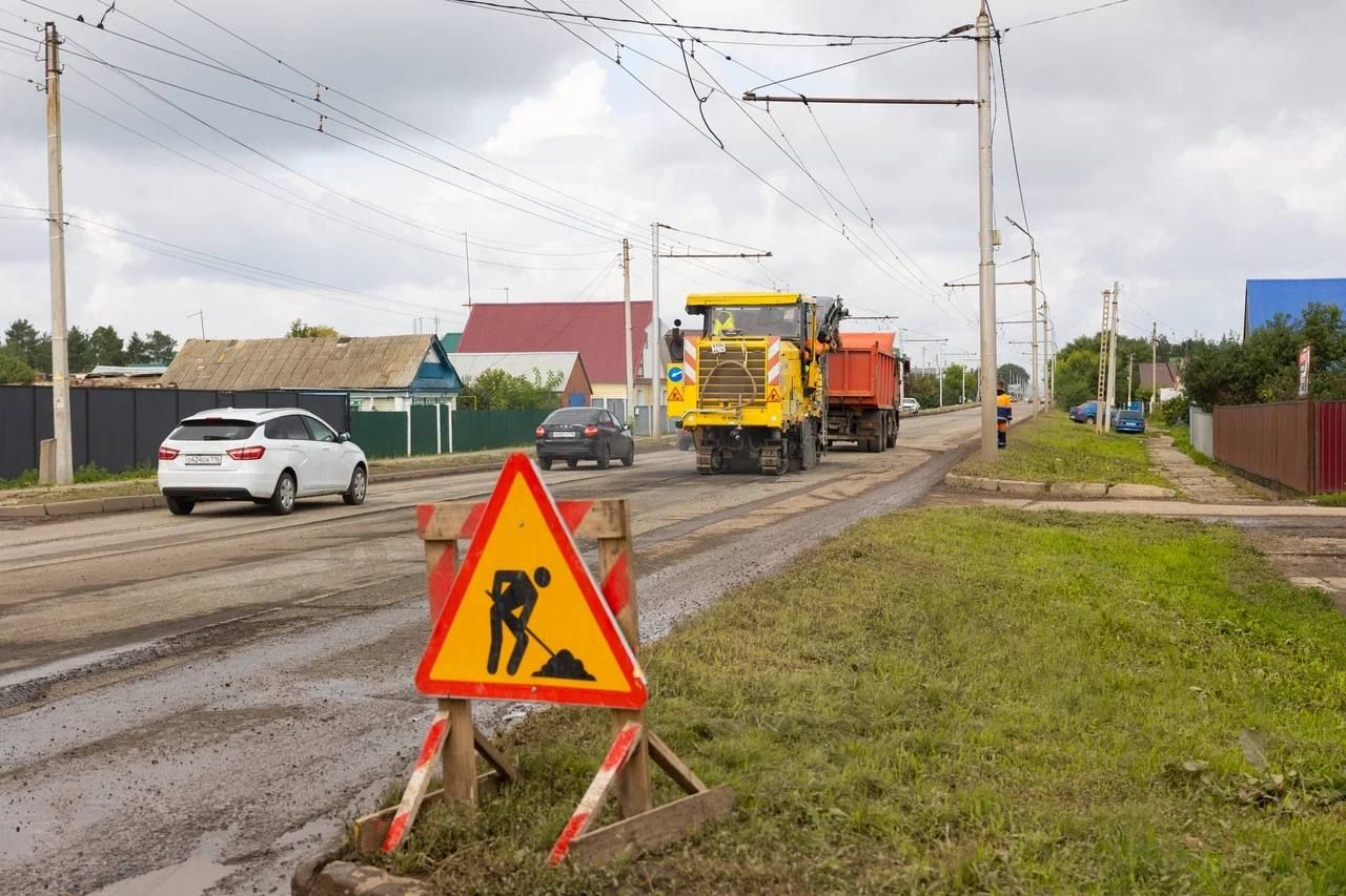 В Нижней Мактаме заменят почти полтора километра асфальта