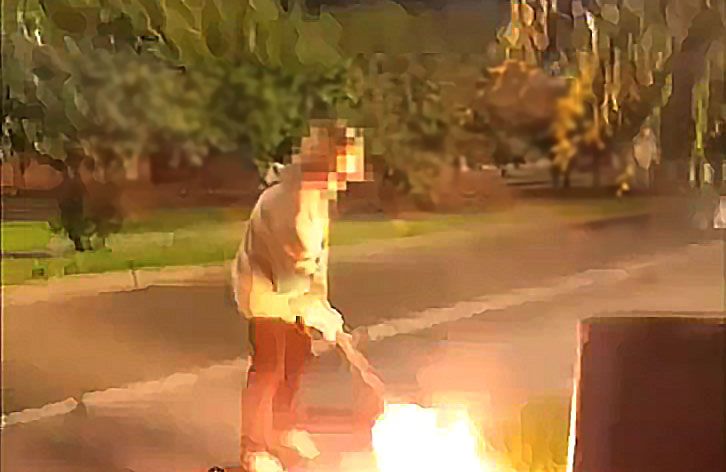 Подросток устроил огненное шоу в Альметьевске