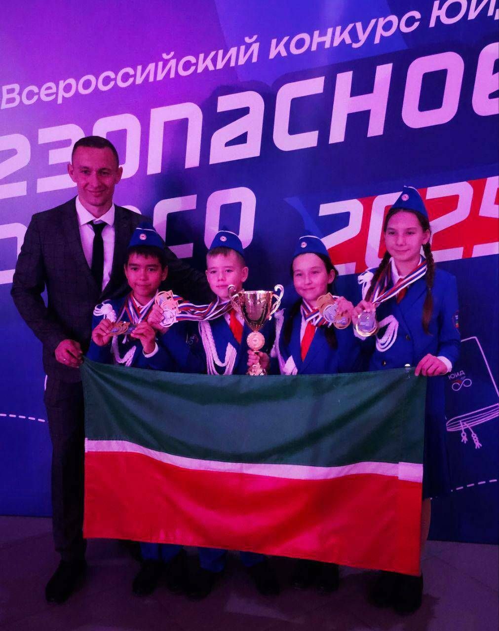 Юные инспекторы Татарстана завоевали серебро на всероссийском конкурсе «Безопасное колесо»