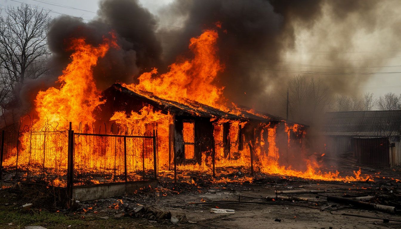В Урсале при пожаре в сауне пострадал мужчина