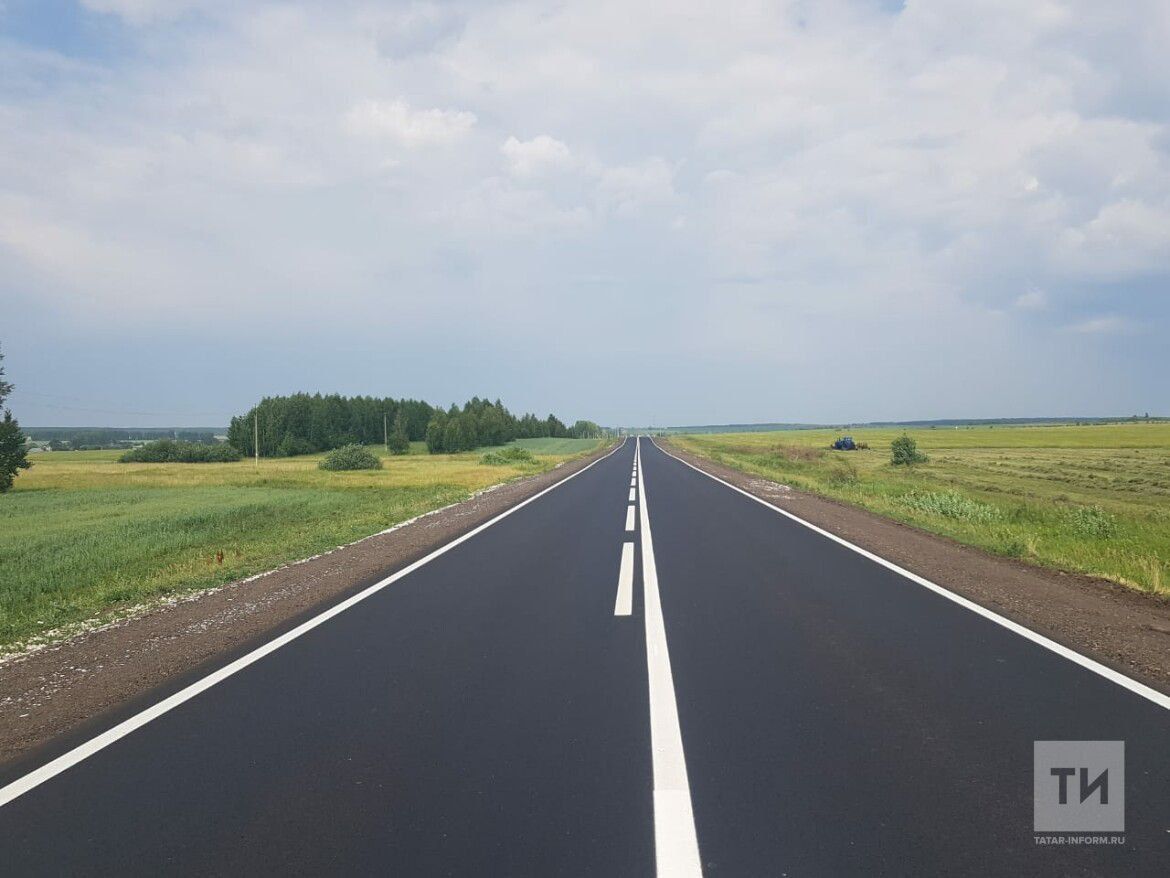 Әлмәт районында төбәк автоюлына капиталь ремонтның беренче этабы тәмамлана